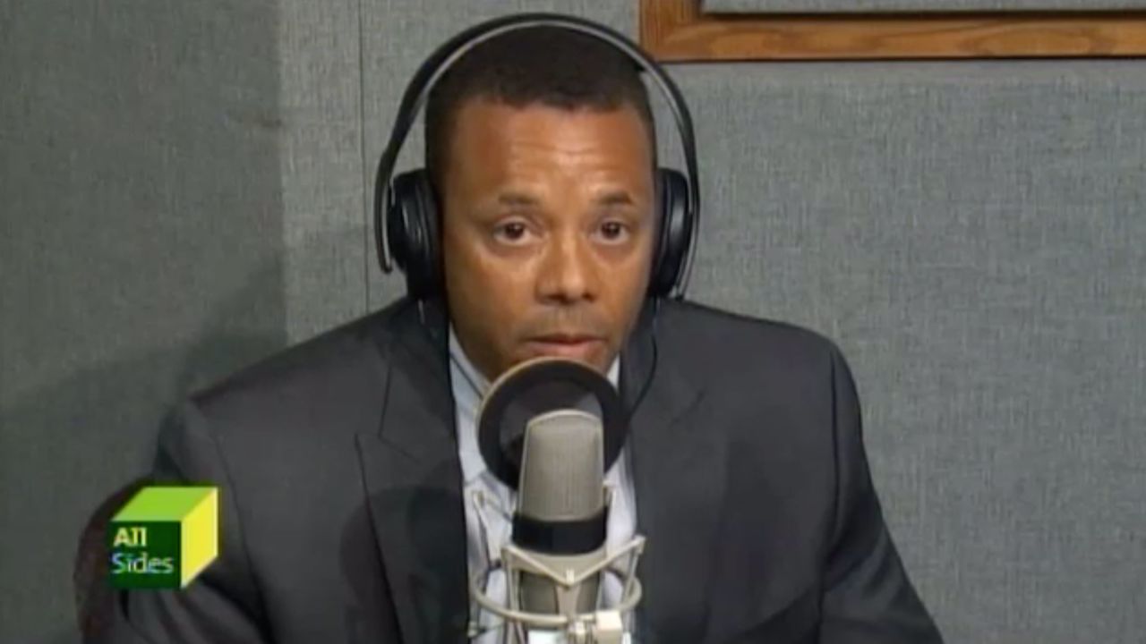 Officer Karl Shaw appears on a local Columbus radio show in August 2016.