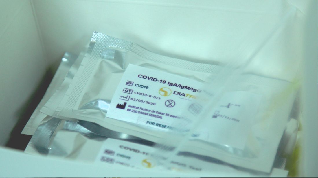 Senegal's test kits will first be distributed to public health authorities, with a goal to eventually become available to the general public for testing at home.