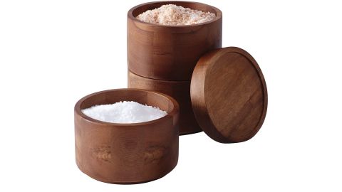 Rachael Ray Pantryware Wood Salt Cellar Stacking Set