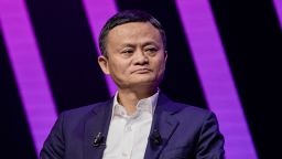 Jack Ma, chairman of Alibaba Group Holding Ltd., pauses during a fireside interview at the Viva Technology conference in Paris, France, on Thursday, May 16, 2019. Donald Trumps latest offensive against Chinas Huawei Technologies Co. puts Europe in an even bigger bind over which side to pick, but Macron is holding the line. Photographer: Marlene Awaad/Bloomberg via Getty Images
