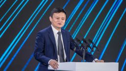 Jack Ma, founder of Alibaba Group, speaks during 2020 China Green Companies Summit on September 29, 2020 in Haikou, Hainan Province of China. (Photo by Liu Yang/VCG via Getty Images)