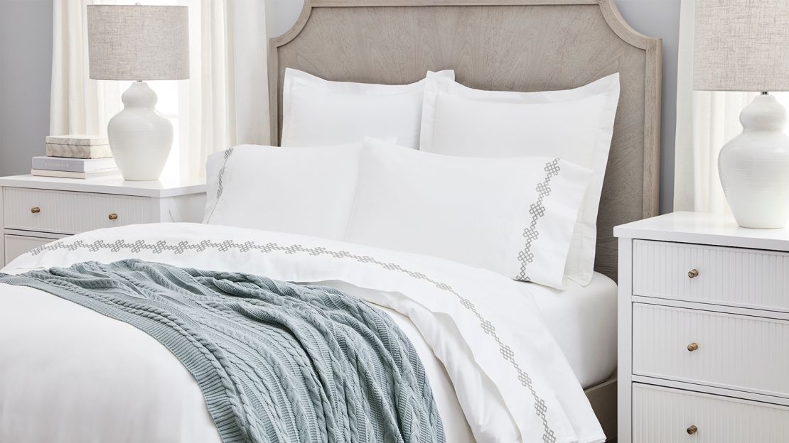 Boll & Branch Cable-Knit Throw Blanket