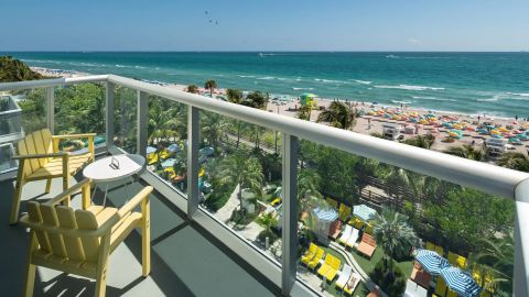 Get a $75 statement credit when you stay at The Confidante in Miami Beach, part of The Unbound Collection by Hyatt.