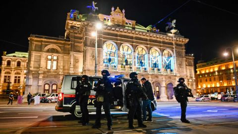 The timing and abhorrent methodology were familiar, with the  shooting coming the night before Austria's lockdown and on the eve of the US presidential elections. 