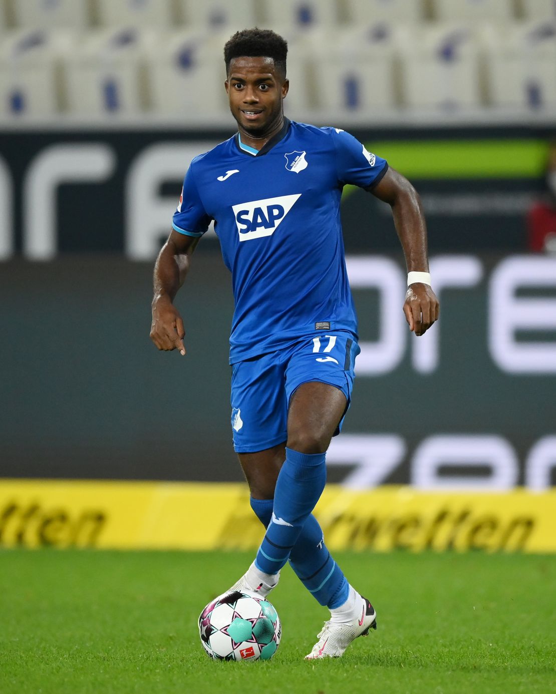 Ryan Sessegnon is playing for Hoffenheim on loan from Tottenham.