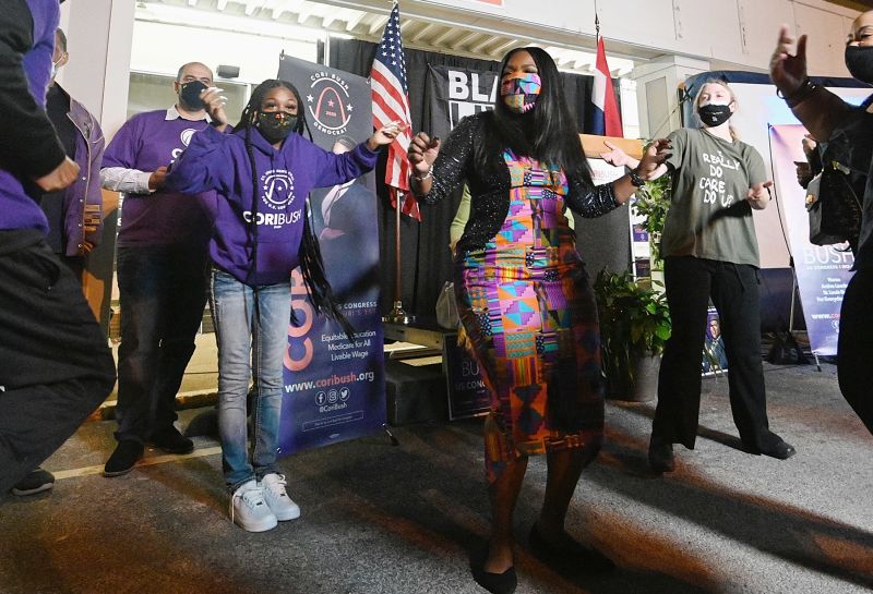 Cori Bush Black Lives Matter activist becomes Missouri #39 s first Black