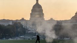 The Capitol is seen in Washington on the morning after Election Day, Wednesday, Nov. 4, 2020. (AP Photo/J. Scott Applewhite)