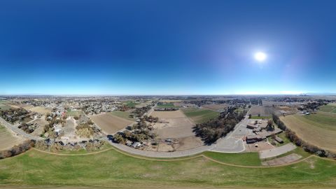 360-degree panoramic photo with the DJI Mavic Mini 2
