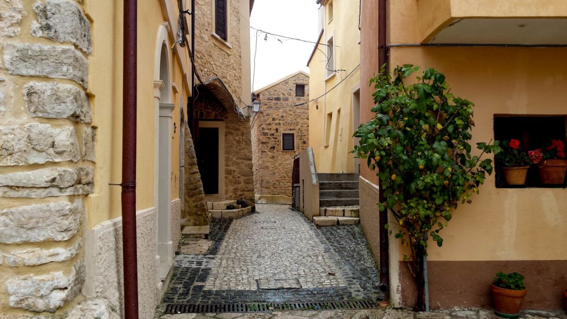 Campodimele's once rough and ready streets have been polished to perfection.