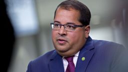 Neil Chatterjee, chairman of the U.S. Federal Energy Regulatory Commission (FERC), speaks during a Bloomberg Television interview at the World Gas Conference in Washington, D.C., U.S, on Tuesday, June 26, 2018. The 27th World Gas Conference, themed Fueling the Future, is held every three years in the country holding the Presidency of the International Gas Union (IGU). Photographer: Andrew Harrer/Bloomberg via Getty Images
