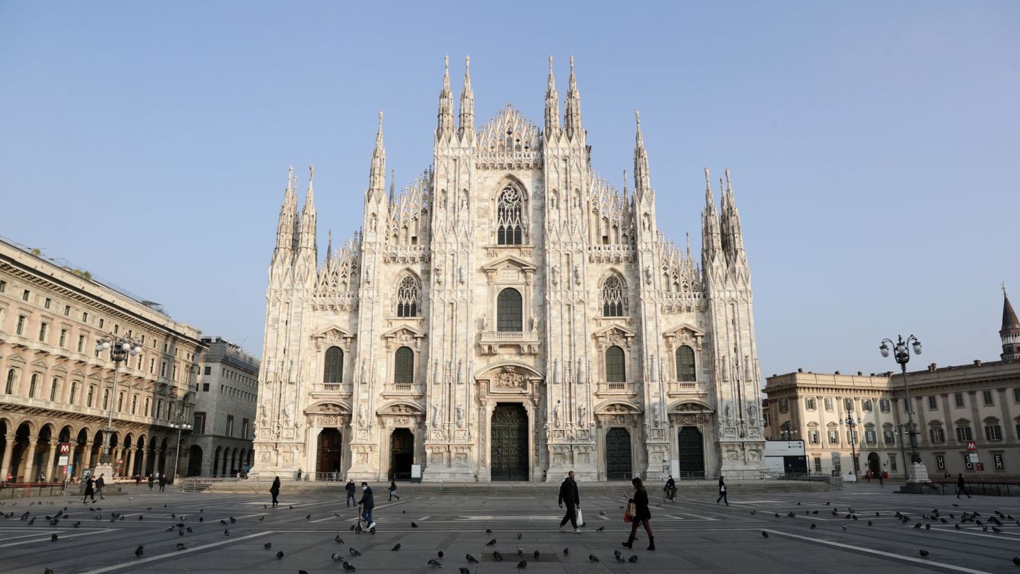 Milan went into a soft lockdown on November 6, with non-essential shops closed and people allowed to leave their homes only for work, health or emergency reasons.