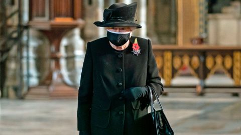 Queen Elizabeth II marks the centenary of the burial of the Unknown Warrior in London on November 4.