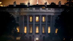 The White House in Washington, is seen early Sunday, Nov. 8, 2020, the morning after incumbent President Donald Trump was defeated by his Democratic challenger, President-elect Joe Biden. 