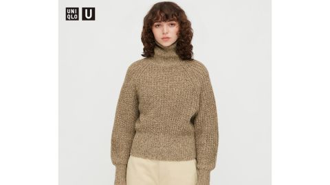 Women U Low Gauge Turtleneck Sweater