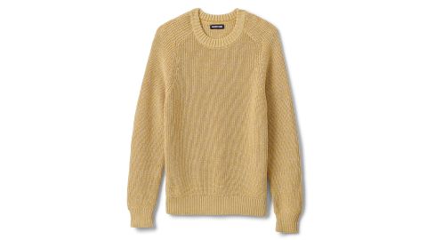 Men's Cotton Drifter Saddle Crew Shaker Marl Sweater