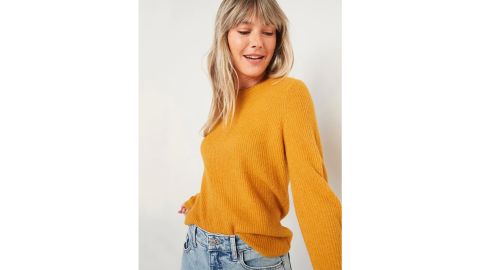 Cozy Textured Crewneck Sweater for Women