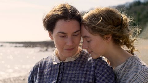 Kate Winslet and Saoirse Ronan in 'Ammonite.'