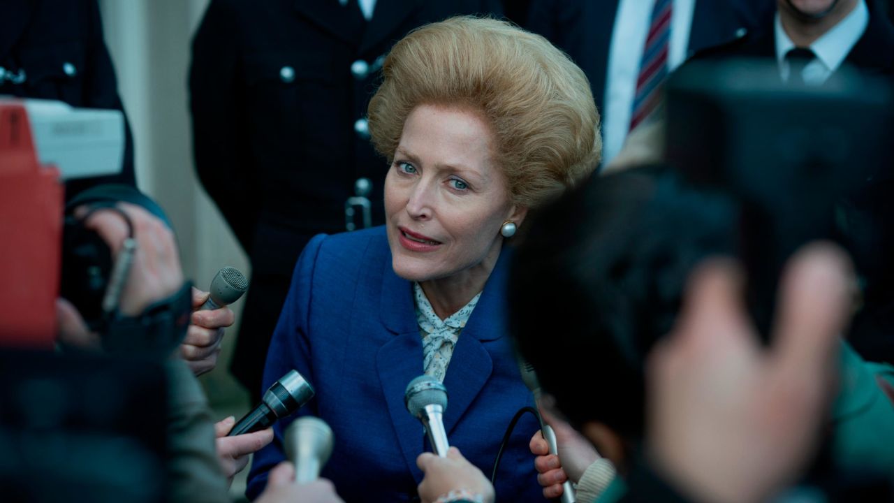 Gillian Anderson as Margaret Thatcher in 'The Crown' (Des Willie/Netflix)