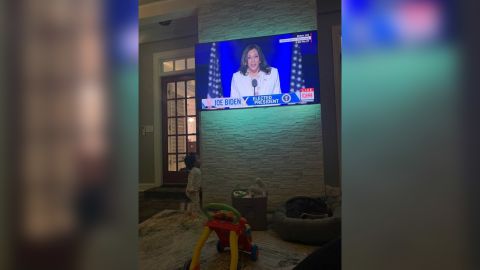 Neelam Patel Crawley's 1-year-old daughter couldn't understand the significance of Harris' win, but her mother did.