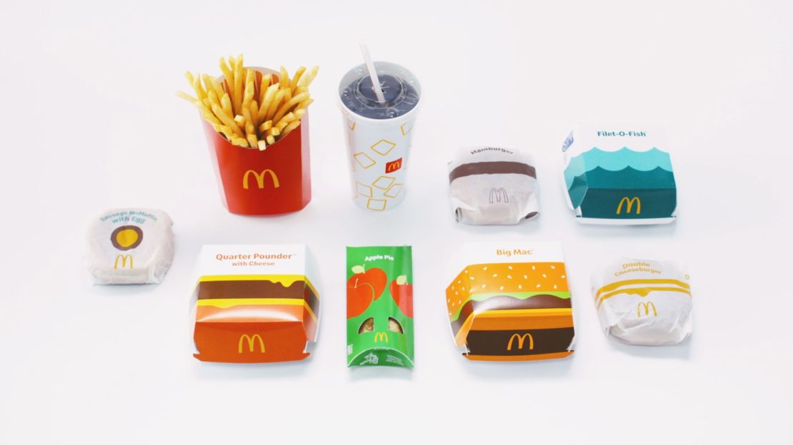 McDonald's will start rolling out new packaging over the next few years. 