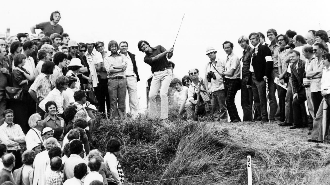 Ballesteros during the 1976 Open Championship.