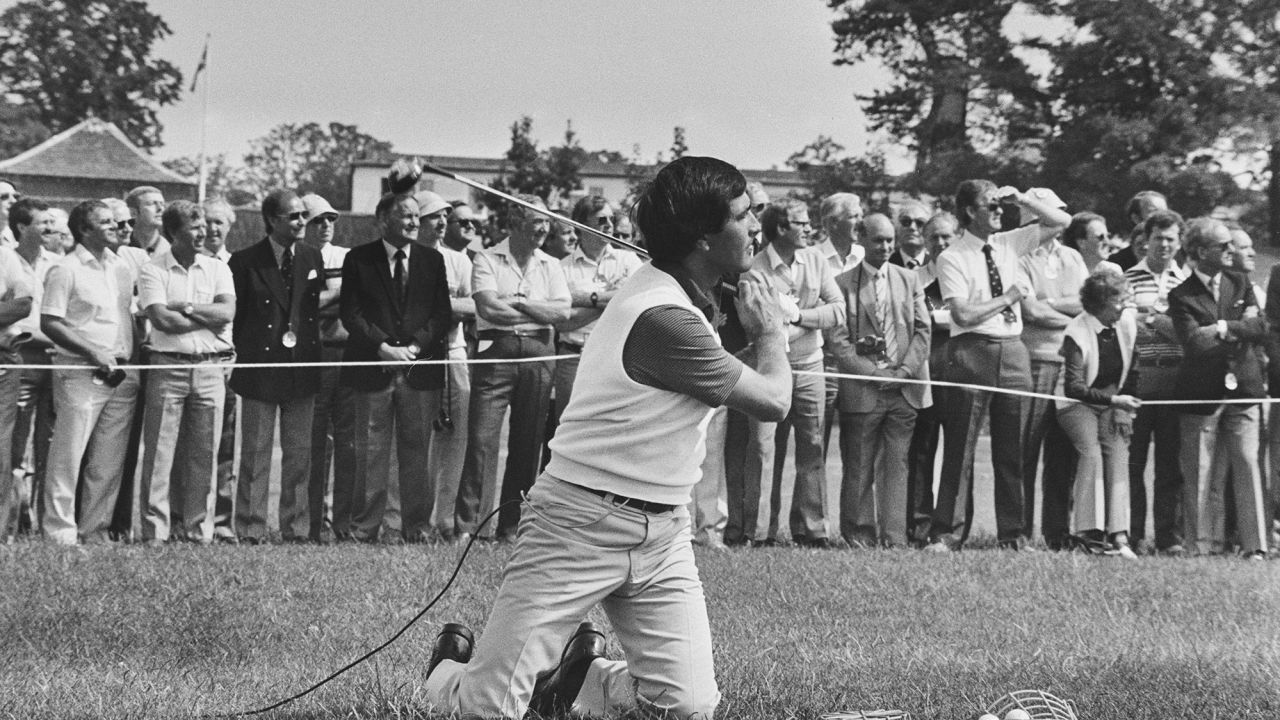 Ballesteros in action in 1984.