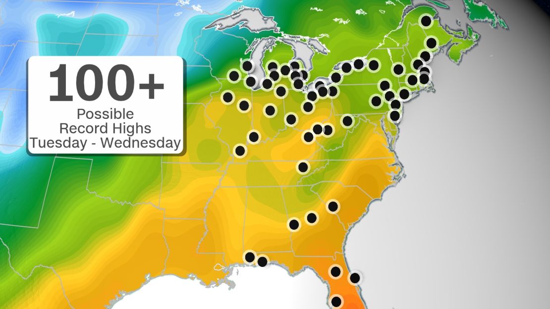 Record high temperatures spreading from the Midwest to the Northeast CNN