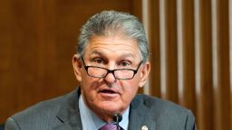 U.S. Senator Joe Manchin (D-WV) speaks at a hearing of the Senate Energy and Natural Resources Committee on September 22 in Washington, DC.