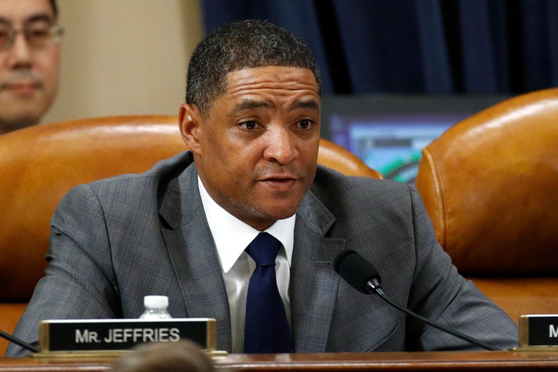Rep. Cedric Richmond, a Louisiana Democrat, votes to approve the second article of impeachment as the House Judiciary Committee holds a public hearing on Capitol Hill on December 13, 2019.