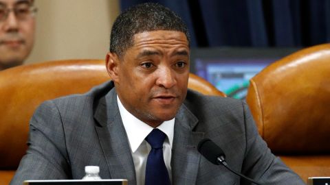 Rep. Cedric Richmond, a Louisiana Democrat, votes to approve the second article of impeachment as the House Judiciary Committee holds a public hearing on Capitol Hill on December 13, 2019.