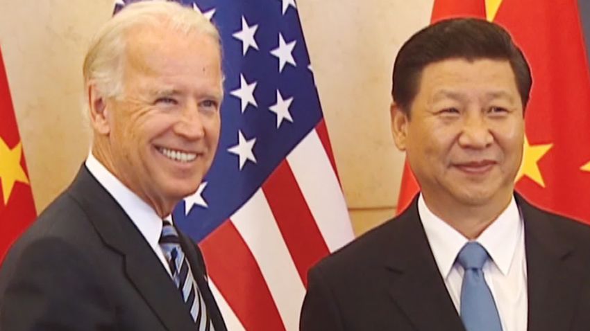 Screengrab Biden/Xi split