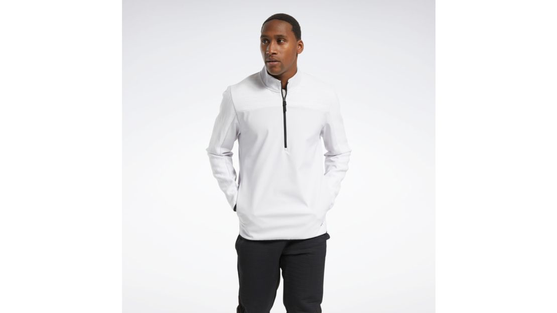 Reebok Men's Thermowarm Deltapeak Quarter-Zip Sweatshirt