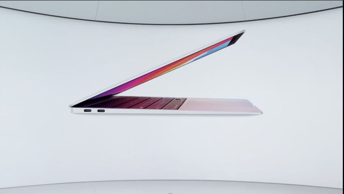 The new MacBook Air was the first laptop Apple announced with its new in-house chips.