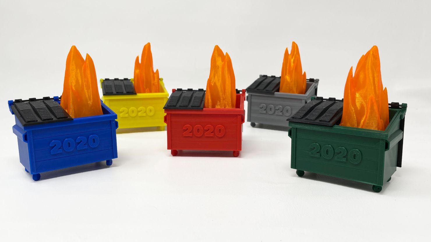 The Perfect Ornament for 2020 - DIY Polymer Clay Dumpster Fire