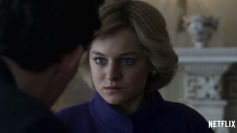 Emma Corrin as Diana Spencer in 'The Crown'