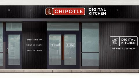 The exterior of the new location.