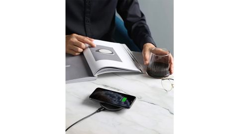 Anker 15W Max Wireless Charger with USB-C PowerWave Alloy Pad