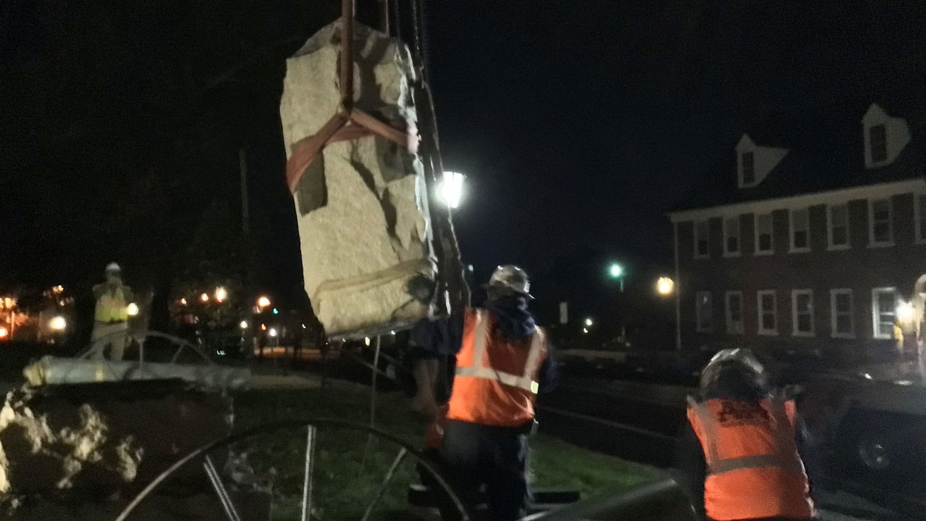 Fairfax County Commissioner Jeff McKay announced the removal of Confederate memorials and monuments outside the county courthouse on November 6.