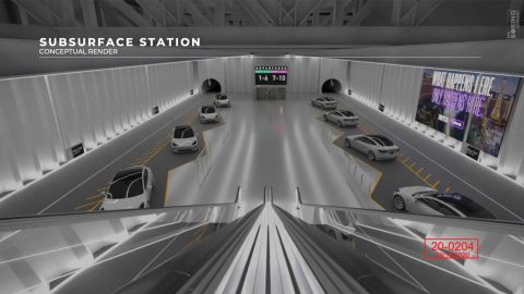 02 The Boring Company Loop system RENDERING