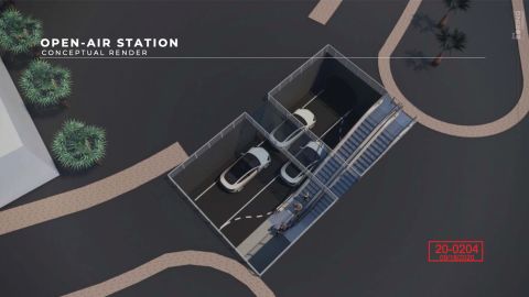 03 The Boring Company Loop system RENDERING