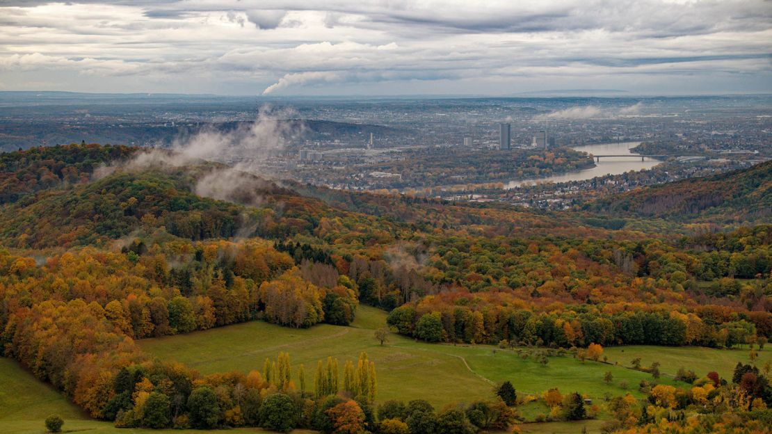 Beethoven was said to love walking in the hills of the Siebengebirge.