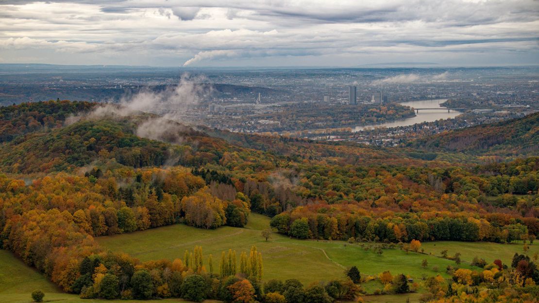 Beethoven was said to love walking in the hills of the Siebengebirge. 