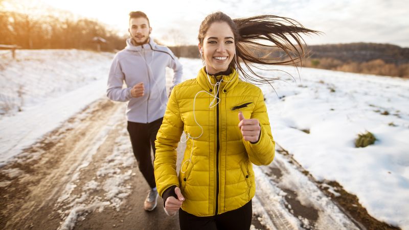 Winter store workout gear