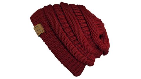 C.C. Chunky Cable-Knit Beanie