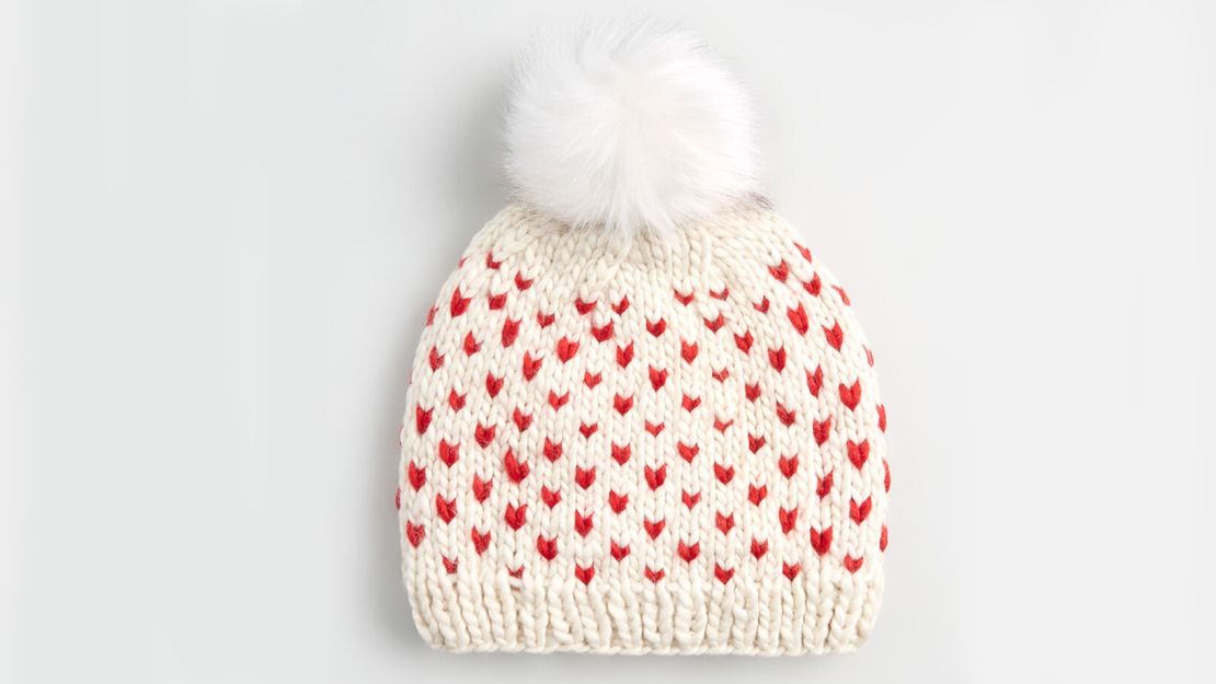 Heart and Soul Fair Isle Pom-Pom Hat