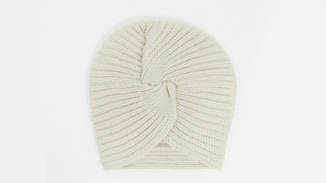 Asos Design Twist-Front Knitted Beanie