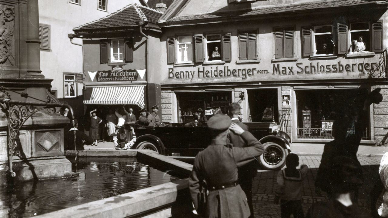 Benjamin Heidelberger was forced to sell his store in Bad Mergentheim, southern Germany