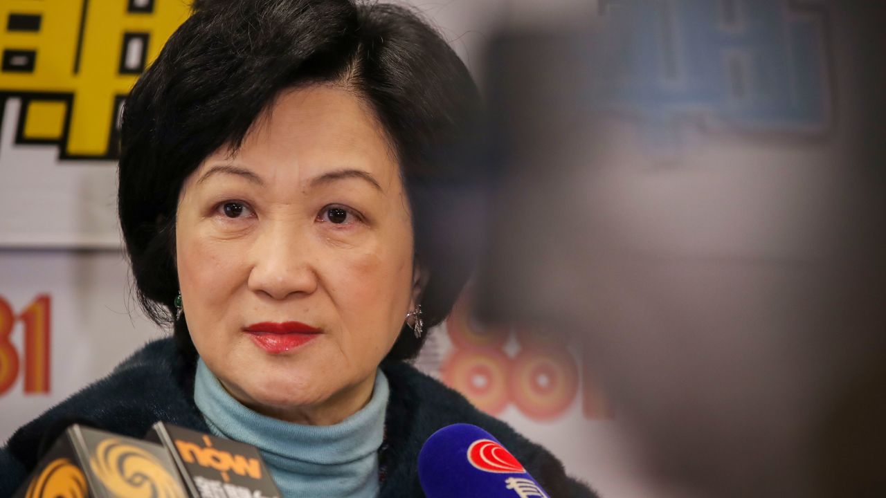 Pro-Beijing lawmaker Regina Ip.