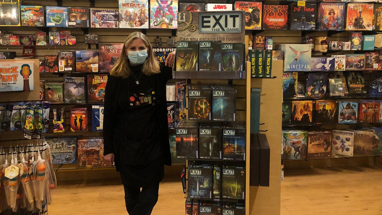 "If we can just pay the bills, I think that we can get through this," said Elle Dare, owner of Genuine Toy Company in Plymouth, Michigan.