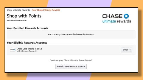 Link your Chase credit card to Amazon's